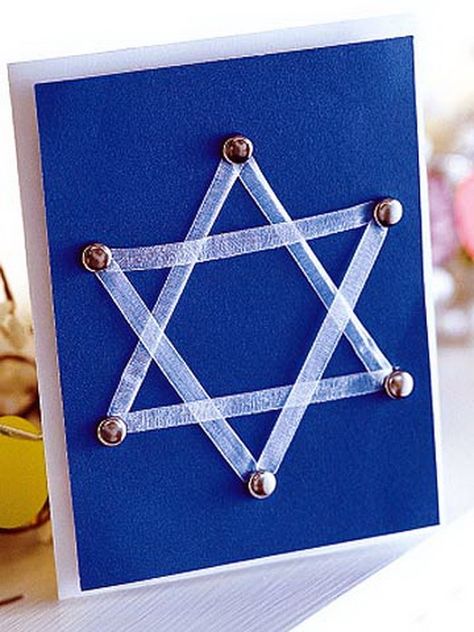 Homemade Hanukkah Menorah Cards  Family Holiday Hanukkah Cards Handmade, Hannukah Crafts, Jewish Holiday Cards, Diy Hanukkah, Arte Judaica, Jewish Crafts, Hanukkah Crafts, Jewish Celebrations, Chanukah Party