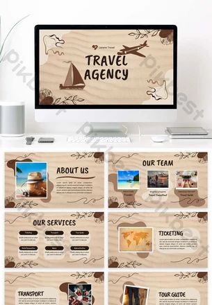 powerpoint presentation on cute summer travel theme brown Travel Powerpoint Template, Travel Presentation Design, Power Point Templates Free Presentation Powerpoint Slide Designs, Travel Ppt Template, Travel Presentation, Computer Project, Ppt Ideas, Computer Theme, Mẫu Power Point