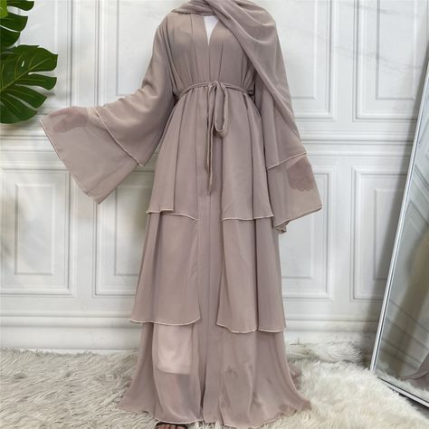 IMPORTANT: OUR NEW ABAYAS WILL BE DESPATCHED 2-3 WEEKS AFTER YOU HAVE PLACED AN ORDER. NOTE: NORMAL ORDERS MIXED WITH PRE-ORDERS WILL BE SHIPPED TOGETHER (NORMAL SHIPPING DOES NOT APPLY TO PRE-ORDERS OR ITEMS MIXED WITH PRE-ORDERS). PLEASE PLACE A SEPARATE ORDER IF YOU WOULD LIKE TO ORDER OTHER ITEMS NOT PRE-ORDERS. PLEASE EMAIL OR DM US ON INSTAGRAM FOR ANY INFO & ASSISTANCE. Discover the elegance of modesty with our premium collection of women's abayas. Crafted for the modern woman who values both style and tradition, our abayas blend timeless designs with contemporary comfort. Perfect for daily wear or special occasions, find your ideal fit and embrace modest fashion with confidence. Shop now to elevate your wardrobe with our versatile, high-quality modest abayas. Eid Abaya, Abaya Kimono, Abaya Style, Mode Abaya, Braut Make-up, Muslim Fashion Dress, Abaya Designs, Abaya Dress, Hijab Fashion Inspiration