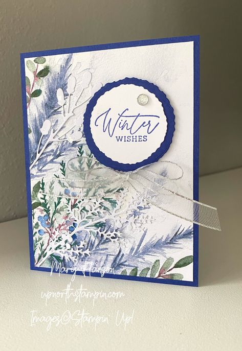 Stampin Up Magical Meadow Cards, Christmas Card Sentiments, Winter Meadow, Stamping Cards, Winter Wishes, Magical Winter, Stampin Up Christmas Cards, Appreciation Cards, Card Sentiments