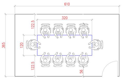 Ultimate guide for choosing the right meeting and conference table. Detailed information for size, dimension and number of seats for the available room space. Meeting Room Design Office, Conference Table Design, Office Layout Plan, Meeting Room Furniture, Meeting Table Office, Office Space Planning, Conference Room Design, Meeting Room Table, Meeting Room Design