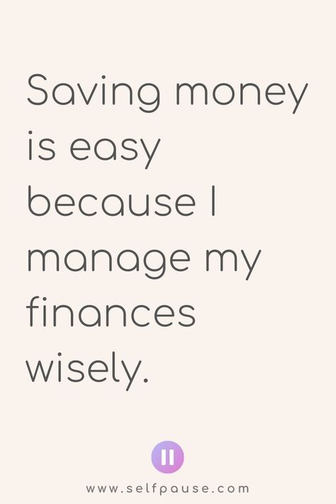 Money Affirmations Financial Affirmations, Money Mindset Quotes, Save More Money, Money Wealth, Wealth Affirmations, Daily Positive Affirmations, Manifestation Board, Money Goals, Manifesting Money