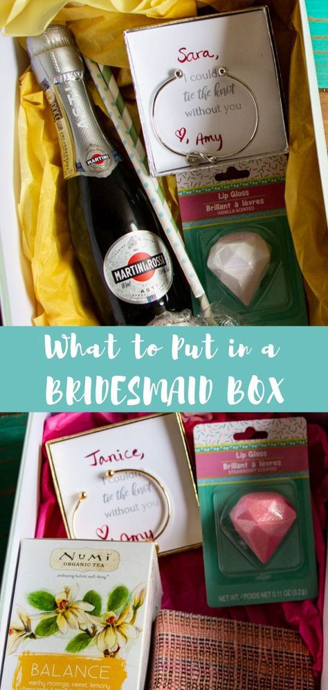 Cute Ways To Ask Bridesmaids, Maid Of Honor And Bridesmaid, Bridesmaid Proposal Box Ideas, Proposal Box Ideas, Ways To Ask Bridesmaids, Matron Of Honor Proposal, Maid Of Honor Proposal, Asking Bridesmaids, Bridesmaid Boxes