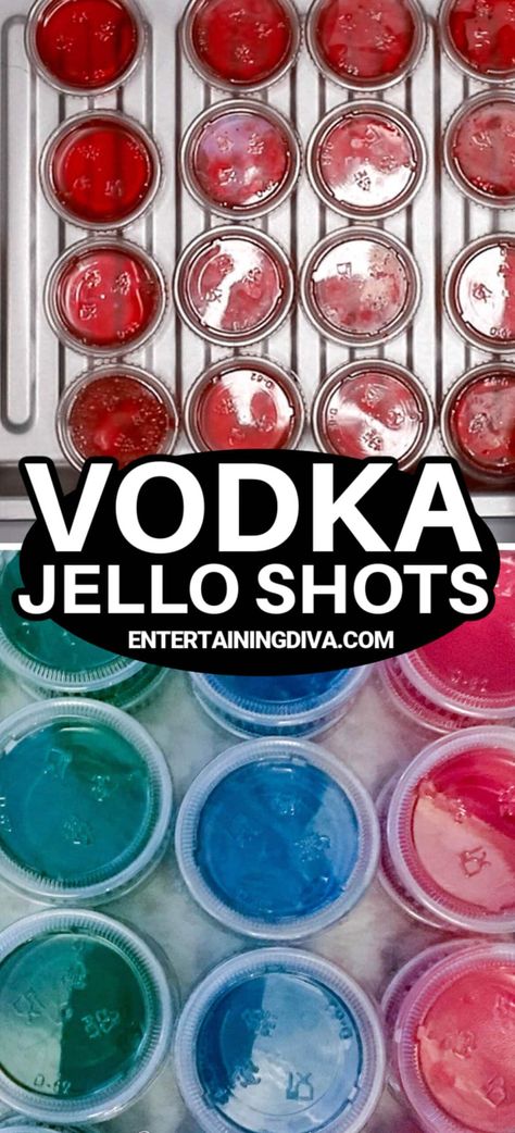 How To Make Vodka Jello Shots Alcohol Shooters, Easy Fruity Cocktails, Alcohol Jello Shots, Vodka Jello Shots, Cherry Jello Shots, Rum Jello Shots, Easy Jello Shots, Making Jello Shots, Champagne Jello Shots