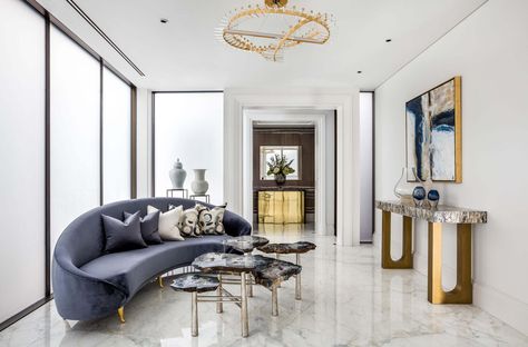 Katharine Pooley, Bespoke Interiors, Interior Architect, Contemporary Interior Design, Covent Garden, Contemporary Living Room, Residential Interior, Doha, West End