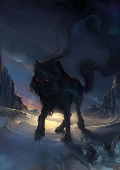 Shadow Wolf: Shadow Wolf, Psy I Szczenięta, Fantasy Wolf, Canine Art, Art Tumblr, Wolf Pictures, Beautiful Wolves, Arte Obscura, Anime Wolf