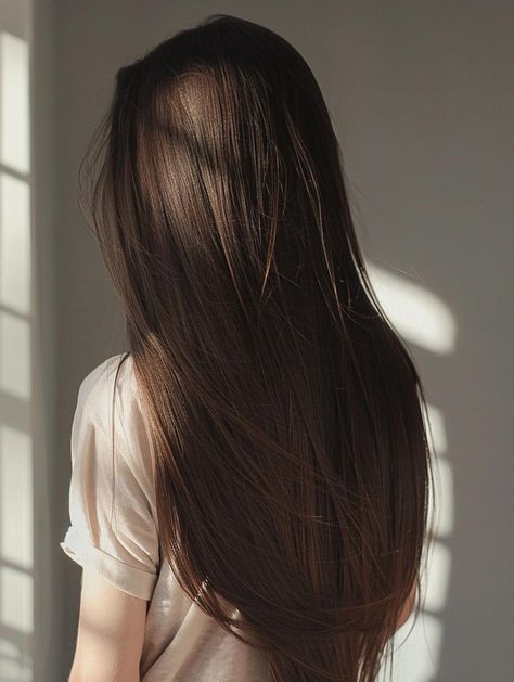 Layers In Long Straight Hair, Womens Haircuts Long Straight, Brown Hair Straight Long, Straight Long Hair Haircut, Haïr Cut Long Hair Straight, Haircuts For Long Thick Hair Straight, Long Haircuts For Straight Hair, Haircut Inspo Straight Hair, U Shape Haircut Long Straight Hair