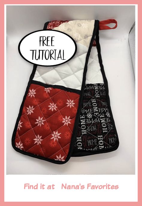 Potholder Crafts, Hot Pads Diy, Easy Beginner Sewing Projects, Oven Gloves Pattern, Quilted Potholder Pattern, Beginner Sewing Projects, Gift For Hostess, Sewing Hand, Diy Sewing Gifts