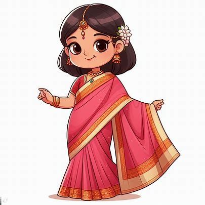 single indian saree cartoon clipart images - Pencipta Imej daripada Microsoft Designer Little Mermaid Painting, Mom Drawing, 2d Character Animation, Chibi Body, Indian Illustration, Photo Album Layout, Fashion Poster Design, Character Design Girl, Mermaid Painting