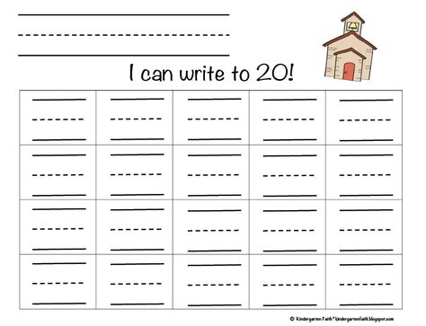 I Can Write My Numbers I Can Write My Numbers 1-20, I Can Write My Numbers, Number Writing Practice, Number Writing, 1st Grade Math Worksheets, Classroom Freebies, Number Activities, Teacher Notebook, Writing Numbers