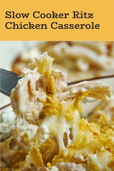 Slow Cooker Ritz Chicken, Crockpot Chicken Casserole, Frozen Chicken Crockpot, Ritz Cracker Chicken Casserole, Ritz Chicken Casserole, Rouladen Recipe, Slow Cooker Chicken Casserole, Casserole Crockpot Recipes, Slow Cooker Stew Recipes