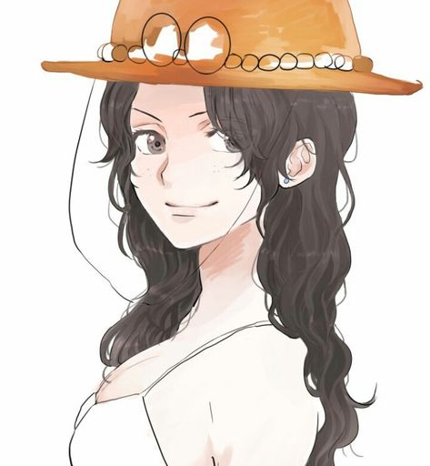 Ace if he were a girl. Ace One Piece, Oc Manga, One Piece Series, One Piece Ace, One Piece Funny, One Piece Drawing, One Piece Comic, One Piece Pictures, One Piece Fanart