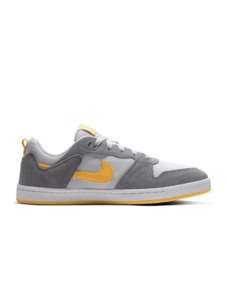 The Nike SB Alleyoop delivers comfort that lasts in a low-top silhouette. Soft suede and plush foam hug and support your foot, long after the sun goes down. Shown: Particle Grey/Photon Dust/White/University Gold Style: CJ0882-002 Nike Sb Alleyoop, Sun Goes Down, Nike Sb, Skate Shoes, Soft Suede, Gold Style, Low Top, The Sun, University