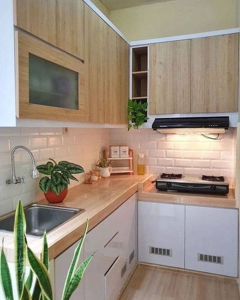 Small Kitchen Cabinet, Small Kitchen Cabinet Design, Small Kitchen Set, Interior Design Kitchen Contemporary, Kitchen Cabinet Design Ideas, Cabinet Design Ideas, Small Kitchen Cabinets, Simple Kitchen Design, Kitchen Layout Plans