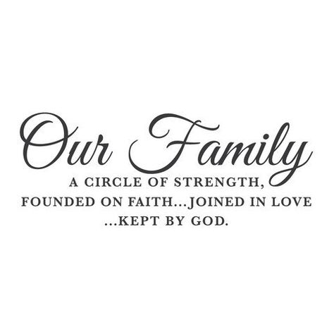 Bible Quotes About Family Strength. QuotesGram by @quotesgram Familia Quotes, Spiritual Tattoo, Family Love Quotes, Life Quotes Love, Wall Quotes Decals, Trendy Quotes, About Family, New Quotes, A Circle