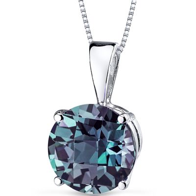 Stunning Pendant from Peora is a wardrobe must-have. By adding a pop of color this Alexandrite Pendant gives any look a quick makeover. Style P9112 Alexandrite Necklace, Alexandrite Jewelry, Blue Topaz Pendant, White Gold Necklaces, Round Stud Earrings, Solitaire Pendant, Opal Necklace, June Birth Stone, Jewelry Gift Box