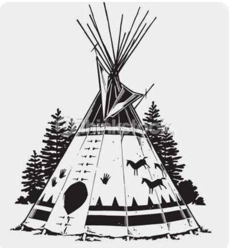 Native American Tipi Art, Native American Teepee Art, Teepee Designs Native American, Teepee Drawing Native American, American Indian Art Drawing, Native American Art Drawings, Native American Drawings, Teepee Art, Native American Tattoo Designs