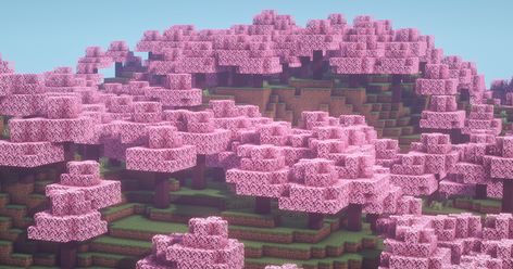 Minecraft Sakura Tree, Minecraft Texture Pack, Sakura Trees, Minecraft Wallpaper, Sakura Tree, Birch Trees, Minecraft 1, Texture Packs, Machine Tools