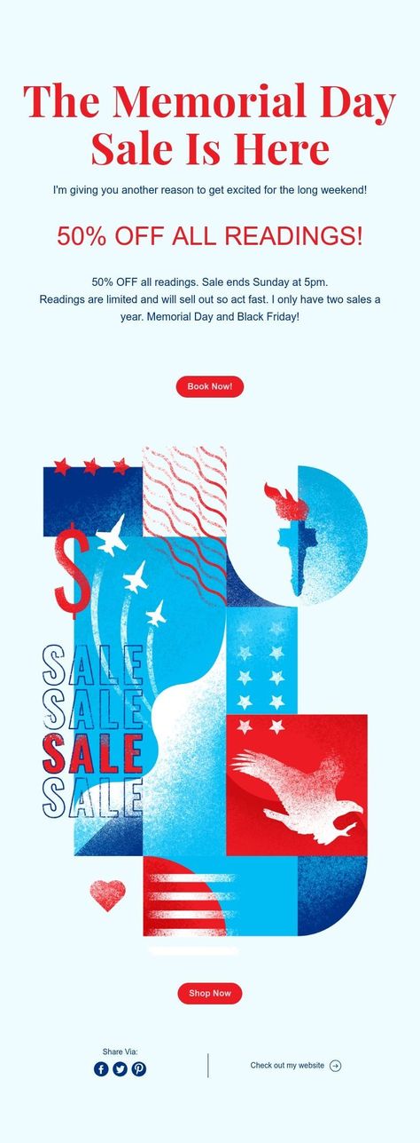 The Memorial Day Sale Is Here Spirit Medium, Memorial Weekend, Memorial Day Sale, Memorial Day Weekend, Weekend Sale, Rewards Program, Holiday Weekend, Create Website, Get Excited