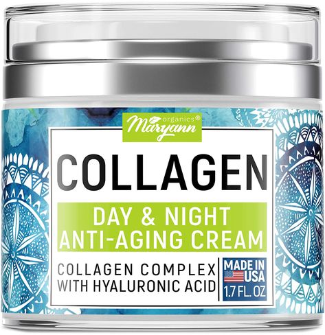 “It Feels Like I Have A New Face”: Meet The $20 Amazon Moisturizer With Over 10,000 Reviews #refinery29 https://www.refinery29.com/en-us/maryann-organics-collagen-cream-amazon-review Collagen Face Cream, Retinol Moisturizer, Face Cream Best, Collagen Cream, Aging Face, Firming Cream, Anti Aging Face, Wrinkle Cream, Puffy Eyes