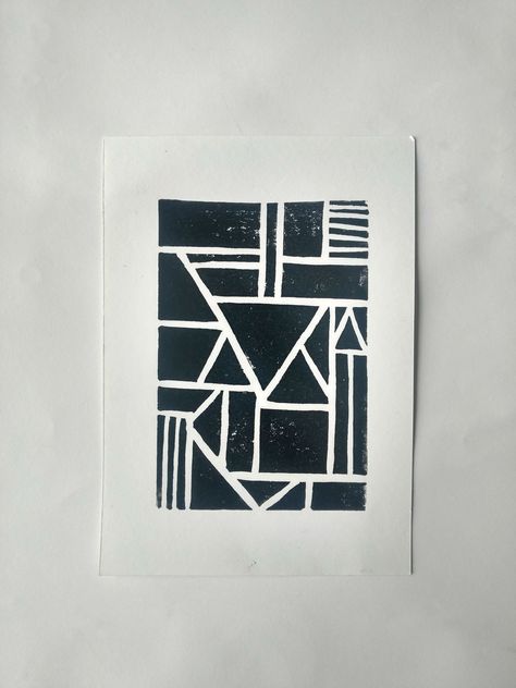 Geometric Linocut, Creative Workshops, Bullet Journal 2019, Lino Printing, Pot Design, Lino Art, Studio Creative, Creative Class, Virtual Art