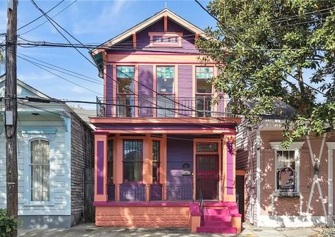 2317 Dauphine St, New Orleans, LA 70117 | MLS #2424429 | Zillow New Orleans Apartment Building, New Orleans House Plans, New Orleans Apartment, New Orleans House, New Orleans Architecture, New Orleans Homes, Save File, Sims Building, Willow Creek