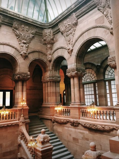 Albany New York Aesthetic, Albany Aesthetic, Old New York Aesthetic, Capitol Aesthetic, New York City Buildings, City Names, Architecture Aesthetic, 2023 Mood, Albany New York