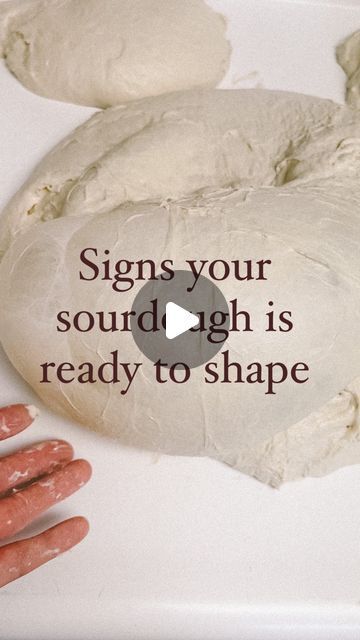 Emily Christensen | sourdough made easy on Instagram: "How do you know when your sourdough is ready to shape? Finding that balance between being airy enough without going over can take practice. Here are a few of the signs I look at to know when my dough is ready.   #sourdough #breadmaking #fermentation" Sourdough Bread Tips, Sourdough Cheat Sheet, Over Proofed Sourdough, How To Shape Sourdough Bread, Sourdough Topping Ideas, Shaping Sourdough Bread, Sourdough For Dummies, Sourdough Shaping, Shaping Sourdough