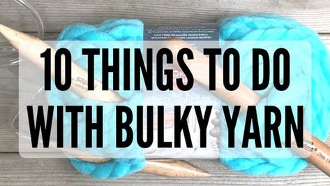 Super Bulky Yarn Knitting Patterns, Super Bulky Yarn Patterns Crochet, Super Bulky Yarn Patterns, Creative Things To Make, Knitted Scarf Pattern, Chunky Yarn Crochet Pattern, Loom Blanket, Bulky Yarn Patterns, Bulky Yarn Crochet