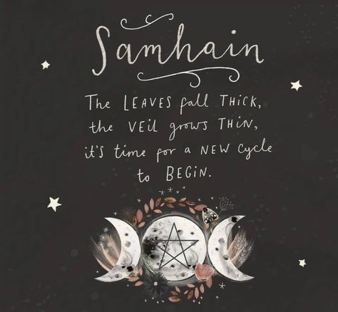 Blessed Samhain, Samhain Ritual, Wiccan Sabbats, Witch Quotes, Samhain Halloween, Witch Spirituality, Witch Spell Book, Witch Spell, Blessed Quotes