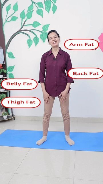 Arm Fat Exercises At Home, Arm Fat Exercises, Exercises At Home, Daily Yoga Workout, At Home Workout, Arm Fat, Back Fat, Thigh Fat, Daily Yoga