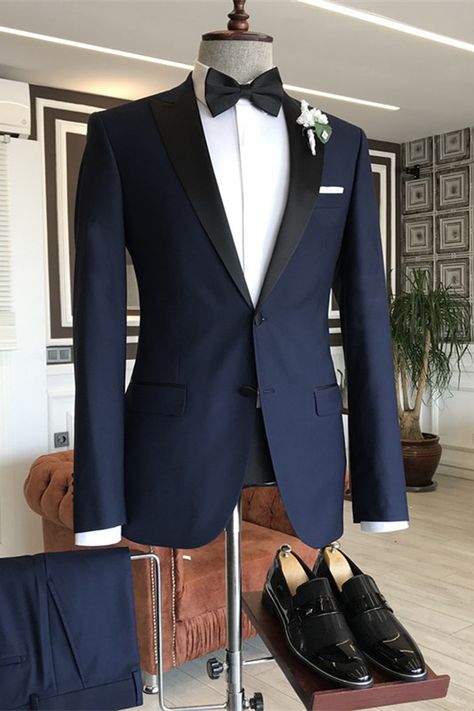 Dark Blue Mens Suit, Dark Blue Tuxedo, Navy Blue Suit Men, Navy Blue Tux, Navy Blue Groomsmen, Navy Blue Suit Wedding, Blue Tuxedo Wedding, Wedding Suits Men Blue, Navy Blue Groom