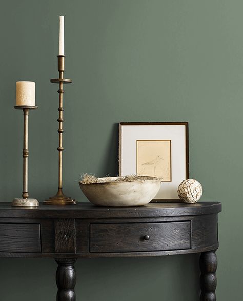 Basil SW 6194 | Green Paint Colors | Sherwin-Williams Sherwin Williams Taiga, Willow Tree Paint Color, Sherwin Williams Paint Colors Green, Sherwin Williams Blue, Historic Colours, Blue Green Paints, Trending Paint Colors, Bg Design, Neutral Paint Color