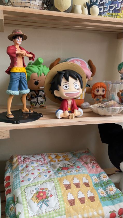 one piece, anime, manga One Piece Room Decor Anime, One Piece Manga Collection, One Piece Bedroom, One Piece Room, Shoujo Life, Vibey Room Aesthetic, One Piece Anime Manga, Aesthetic Items, One Piece Aesthetic