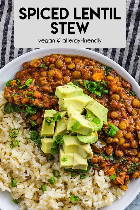 Plant Based Protein Recipes, Stew Vegan, Spiced Lentils, Vegan Protein Recipes, Flavorful Dinner, Plant Based Recipes Dinner, High Protein Vegan Recipes, Plant Based Diet Recipes, Lentil Stew