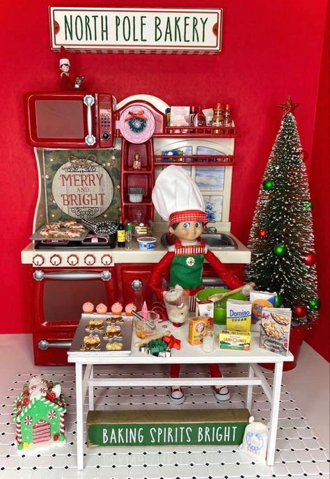 Elf Stuff, Outing Ideas, Elf On The Shelf Idea, Elf Shelf, Elf Fun, Christmas Traditions Family, Family Presents, Elf Ideas, An Elf