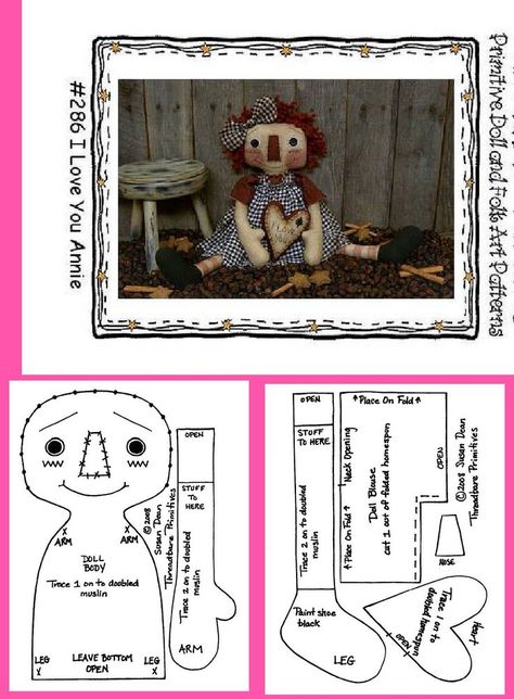 900+ Ideas De Patrones En 2023 444 Doll Dress Patterns Free, Free Primitive Patterns, Rag Doll Dress, Raggy Dolls, Diy Rag Dolls, Cloth Doll Patterns, Raggedy Doll, Primitive Doll Patterns, Doll Patterns Free