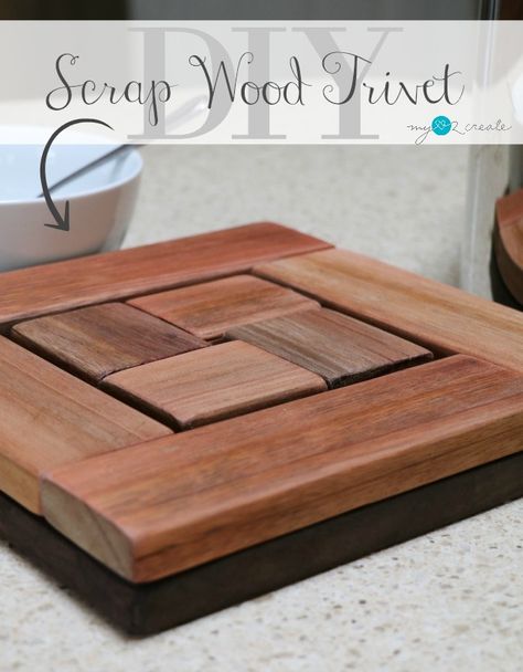 This project is super easy, fun, and useful.  Plus, if you have scraps laying around it can also be free!!  Here is @MindiCarwin's Scrap Wood Trivet. http://spr.ly/6496BAO1K Trivet Ideas, Trivets Diy, Wood Trivets, Barn Wood Crafts, Picture Tutorial, Scrap Wood Projects, Simple Pictures, Coaster Furniture, Scrap Wood