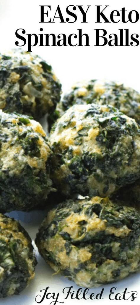 Keto Spinach, Spinach Balls, Keto Gluten Free, Game Day Party, Joy Filled Eats, Low Carb Appetizers, Low Carb Diets, Keto Side Dishes, Keto Recipes Dinner