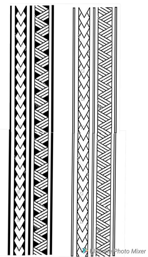 Polynesian Wrist Tattoo, Maori Band Tattoo Design, Arm Band Tattoo Designs, Maori Tattoo Patterns, Leg Band Tattoos, Simple Compass Tattoo, Tato Maori, Simple Compass, Geometric Line Tattoo