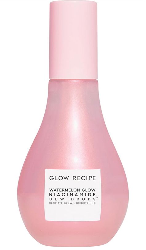 Glow Recipe Niacinamide, Watermelon Glow Niacinamide Dew Drops, Niacinamide Dew Drops, Glow Recipe Watermelon, Watermelon Glow, Face Brightening, Glow Recipe, Moringa Oil, Glowing Skincare