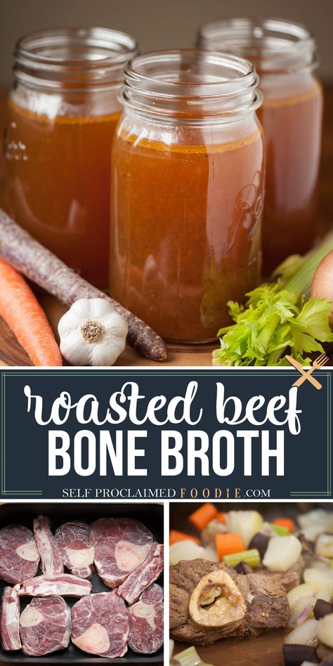 Bone Broth Soup Recipes, Beef Stock Recipes, Beef Soup Bones, Homemade Beef Broth, Homemade Bone Broth, Stock Recipes, Bone Broth Recipe, Beef Bone Broth, Beef Bones