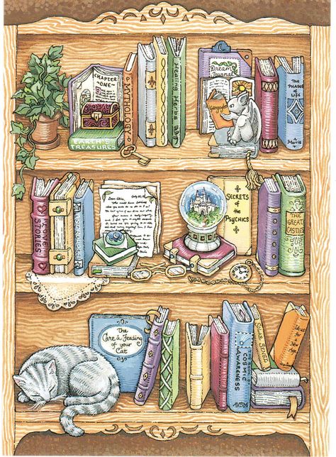 Drawing Of Books, Bookshelf Painting, Library Drawing, Side View Drawing, Bookshelf Art, Write A Book, Book Drawing, Canvas Ideas, Book Posters