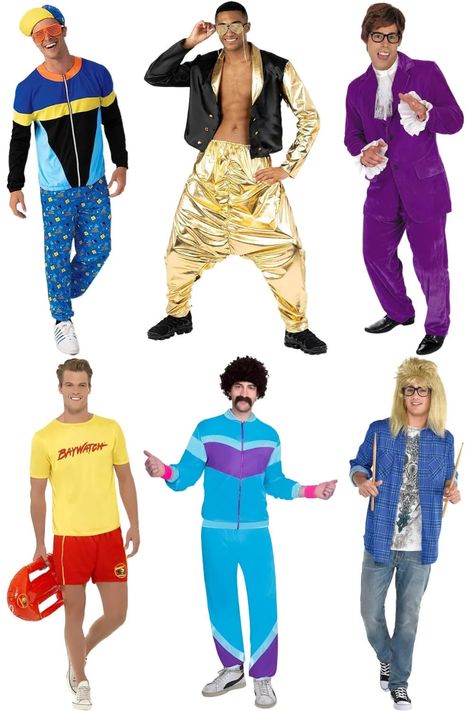 90s Fancy Dress Costumes for Men – 90s Fancy Dress Ideas 1990s Costume Ideas, 90s Fancy Dress Ideas, 90s Party Theme, Slash Costume, Celebrity Fancy Dress, Yoshi Costume, 90s Fancy Dress, Rapper Costume, S Costumes