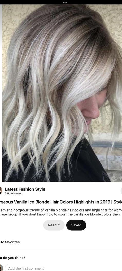 Platinum Blonde With Lowlights Short, Platinum Blonde Balayage With Lowlights, Icy Blonde Hair With Lowlights, Platinum Blonde Hair With Lowlights, White Hair With Lowlights, Epic Hairstyles, Platinum Blonde Balayage, Hair With Lowlights, Frosted Hair