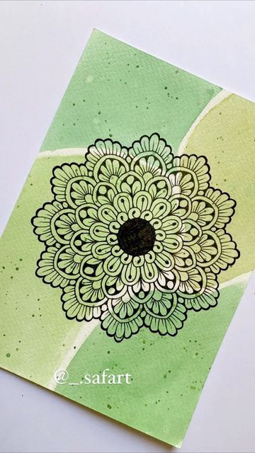 Mandala Arts And Crafts, Mandala Art For Love, Mandala With Painting, Cute Mandala Drawing, Types Of Drawing Art, Mandala Drawing Painting, Mandala Art Ideas Easy, Mandala Art With Paint, Mandala Art Canvas Painting