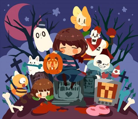 Undertale Halloween, Halloween Undertale, Toriel Undertale, Toby Fox, Undertale Cute, Undertale Drawings, Undertale Art, Undertale Fanart, Video Game Art