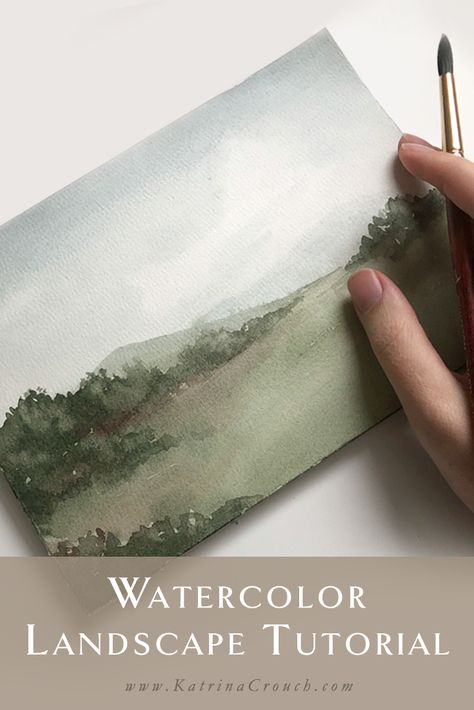 Watercolor Art For Bedroom, How To Paint Watercolour Landscapes, Diy Watercolor Landscape, Watercolor Instruction Step By Step, Diy Watercolor Painting Landscape, Beginner Watercolor Ideas Landscape, Abstract Art Landscape Watercolor, Watercolor Landscapes Abstract, Water Painting Landscape