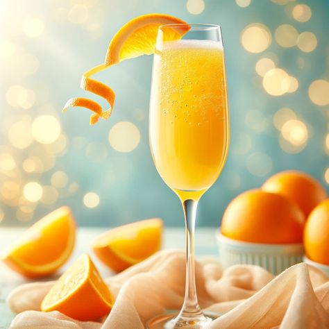 • 2 oz chilled sparkling wine • 2 oz fresh orange juice • Orange peel twist for garnish Pour chilled sparkling wine into a champagne flute. Top with fresh orange juice. Garnish with a twist of orange peel Mimosa Cocktail, Fresh Orange Juice, Fresh Orange, Sparkling Wine, Orange Peel, Orange Juice, Mimosa, Champagne Flute, Cocktail Recipes