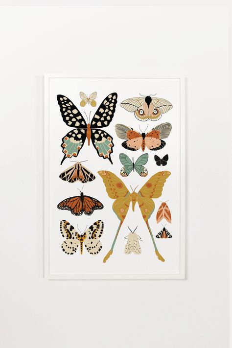 Butterfly Collector Art Print - Project Nursery Butterfly Nursery, Butterfly Art Print, Beautiful Butterflies Art, Storybook Cottage, Painted Rug, Butterfly Wall Art, Art Appreciation, Nursery Inspiration, Butterfly Art